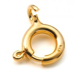 Позлатена сребърна закопчалка