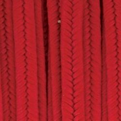 Текстилен шнур за Сутаж червен 3мм (1м)
