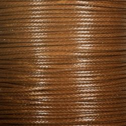 Шнур светлокафяв за Шамбала и микро макраме1мм (1м)