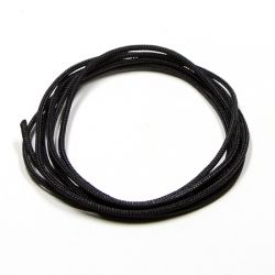 Професионален черен шнур за Шамбала, микромакраме и възли,Griffin, 1.5мм (1м)