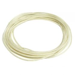 Професионален шнур за Шамбала, микромакраме и възли,Griffin,цвят крем 1мм (1м)