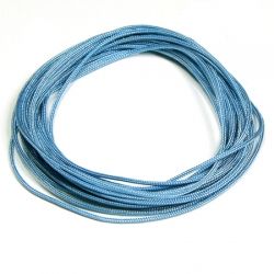 Професионален син шнур за Шамбала, микромакраме и възли,Griffin,1мм (1м)