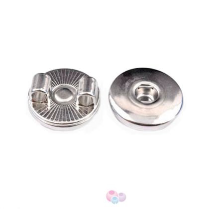 Метален разделител с основа за копче DoubleBeads 22Х19мм (1бр.) 