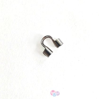 Предпазители за тел, цвят сребро 5 мм  (10 бр)