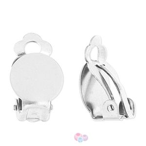 Клипс за обеци с основа 16.5 х10 мм (2бр) 