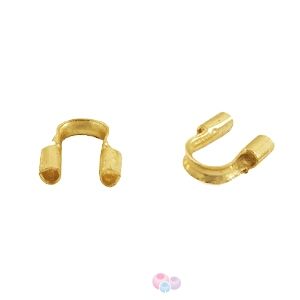 Предпазители за тел, цвят злато 5 мм  (10 бр)