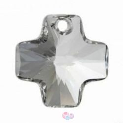 Сваровски висулка кръстче кристал 20мм (1бр)