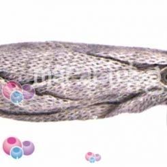 Бял кашмирен шнур ретина Menoni 5 мм (50см)