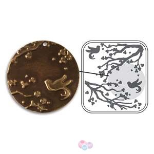 Щанца за двустранен релеф "CHERRY BLOSSOM GARDEN" (1бр) 