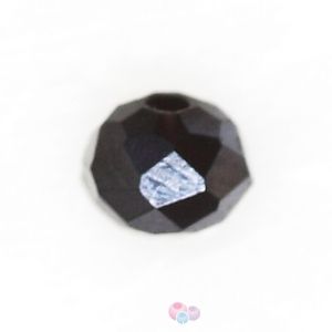 Мънисто ронделе от циркон - индиго АВ 3х4мм (40бр) 