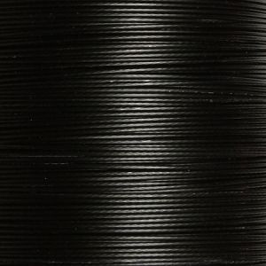 Черна тел за низане Tigertail - 7 нишки 1мм (1м)