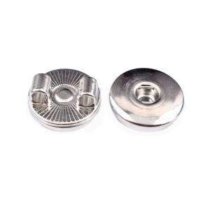 Метален разделител с основа за копче DoubleBeads 22Х19мм (1бр.) 