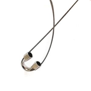 Предпазители за тел, цвят сребро 5 мм  (10 бр)