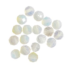 Клас А+ - кръгло фасетирано мънисто от опал 3мм (20бр)