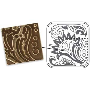 Щанца за двустранен релеф "FLORAL DÉCOR" (1бр) 