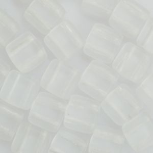 Чешки мъниста Tiles 6мм матов кристал (30бр)