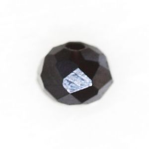 Мънисто ронделе от циркон - индиго АВ 3х4мм (40бр) 