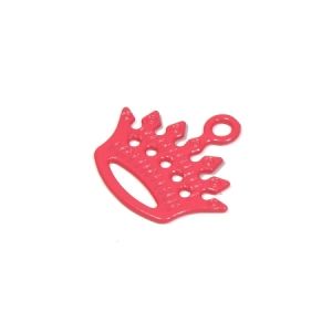 Декоративна метална коронка, корал, 18х21мм (1бр)