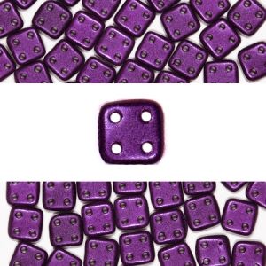 QuadraTile 6x6мм пурпурен велур с метален блясък (5гр)