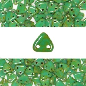 Triangle 6мм искрящ тюркоаз Picasso (5гр)