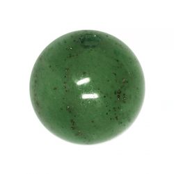 кръгло мънисто от зелен авентурин