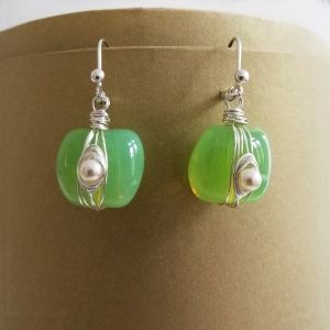 Обеци "Стъклен чар"