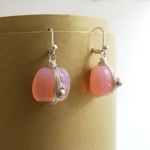 Обеци "Стъклен чар"