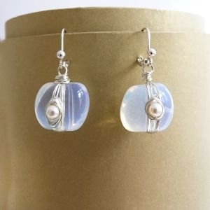 Обеци "Стъклен чар"