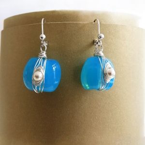 Обеци "Стъклен чар"