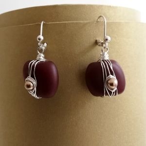 Обеци "Стъклен чар"