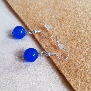 Обеци  с естествен камък ( 1бр.)